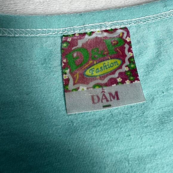 Hello Kitty Green Clover Juniors size Medium Nightgown Dress D&P Fashion - Picture 6 of 6